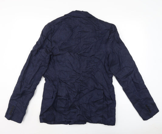 Womens UK Size S Zara Blue Jacket