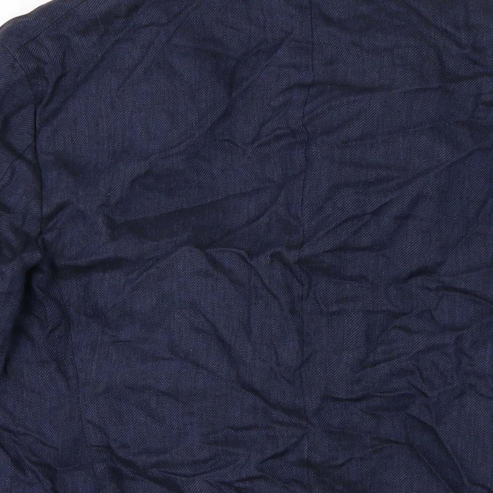 Womens UK Size S Zara Blue Jacket