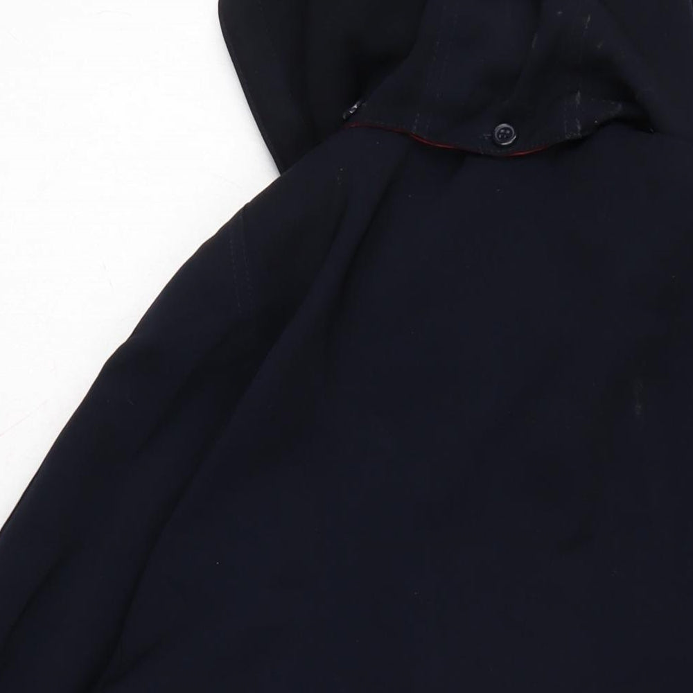 Womens UK Size 12 David Barry Blue Anorak Coat