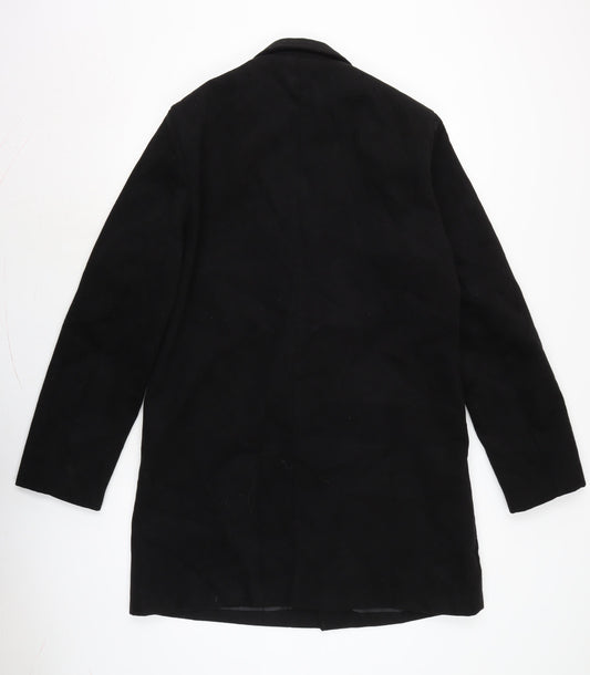 Mens UK Size XL Benibos Black Overcoat