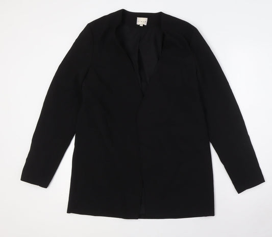 Additional front view of Linea women’s black jacket, size UK 12