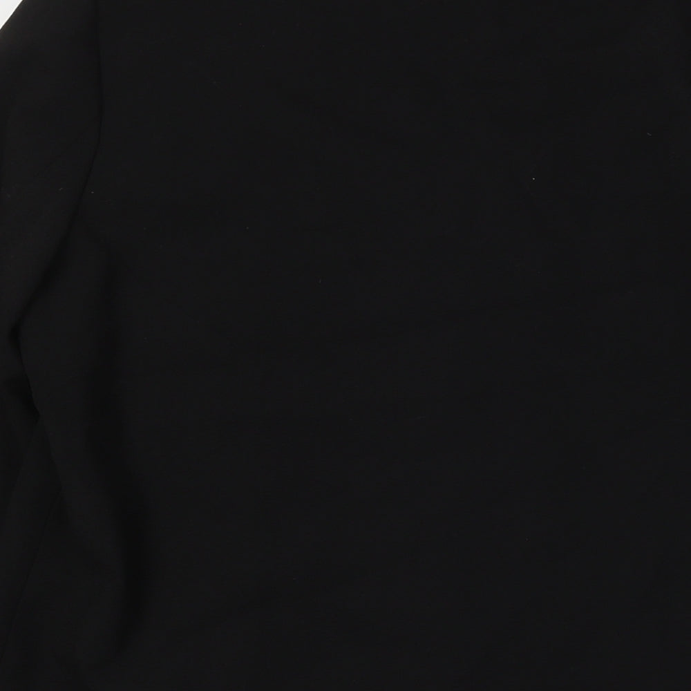 Brand and care label for Linea women’s black jacket, size UK 12