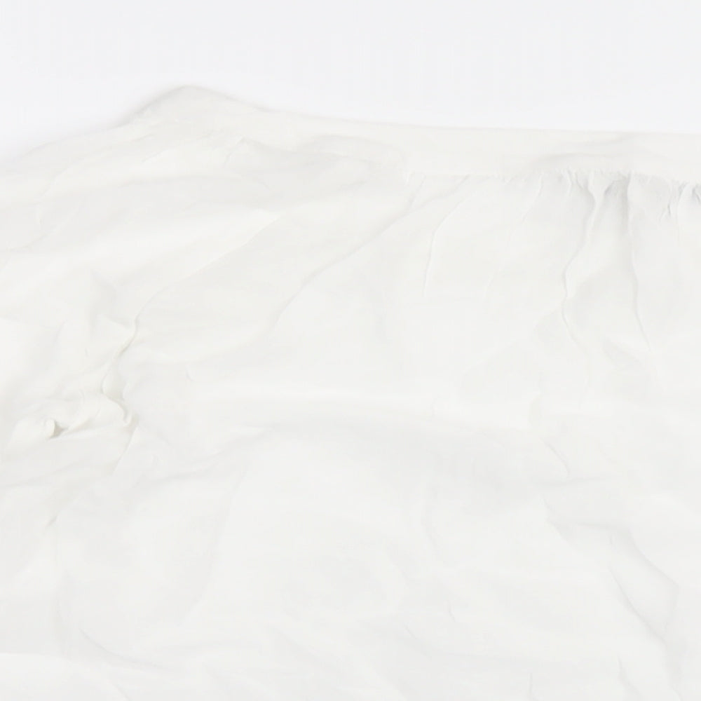 Womens UK Size 8 NEXT White Basic Blouse