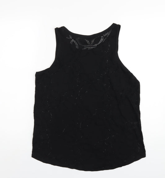 Womens UK Size M H&M Black Basic Tank