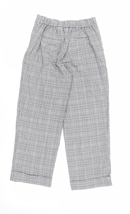 Womens UK Size 8 NEXT Regular Fit Grey Trousers
