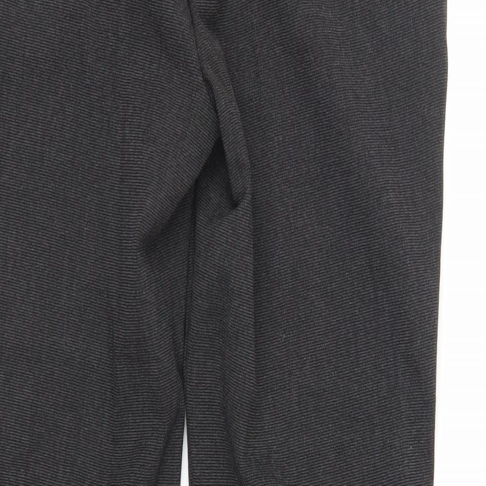 Womens UK Size 8 Marks and Spencer Regular Fit Dress Pants Black Trousers