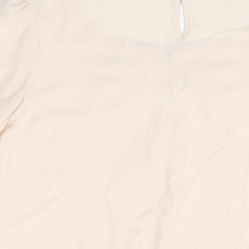 Womens UK Size 12 Dorothy Perkins Pink Basic Blouse