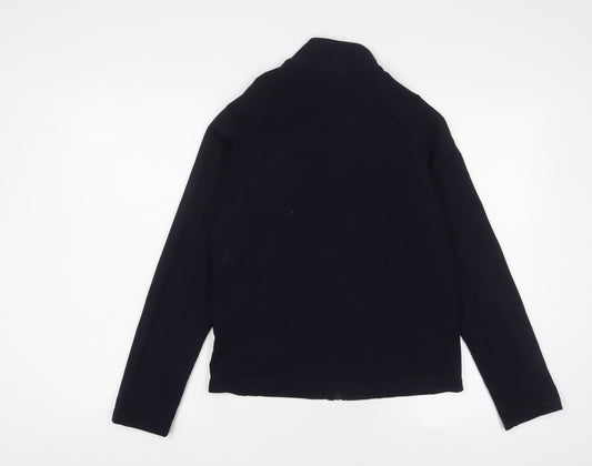 Womens UK Size 10 Marks and Spencer Blue Full Zip Sweatshirt