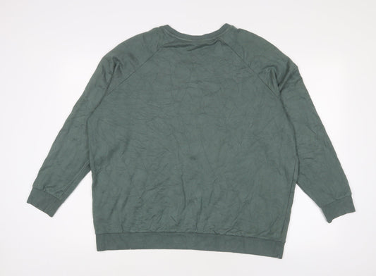 Womens UK Size XL NEXT Green Pullover Sweatshirt