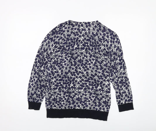 Womens UK Size 10 Monoprix Blue Pullover Jumper