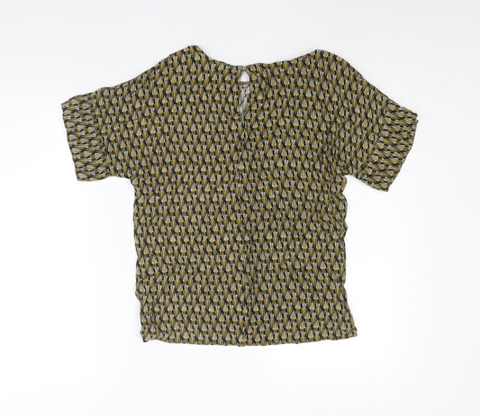 Womens UK Size 8 H&M Multicoloured Basic Blouse