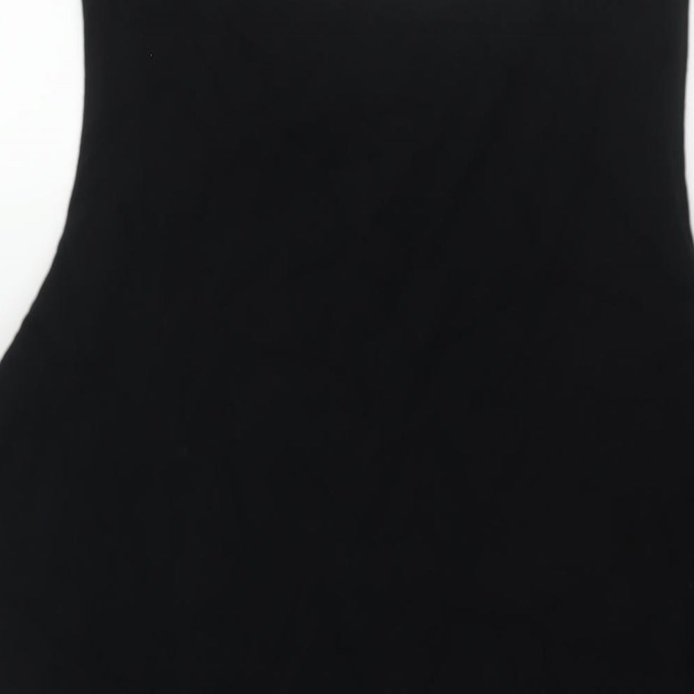 Phase Eight Womens Black Viscose Shift Size 18 Boat Neck Pullover