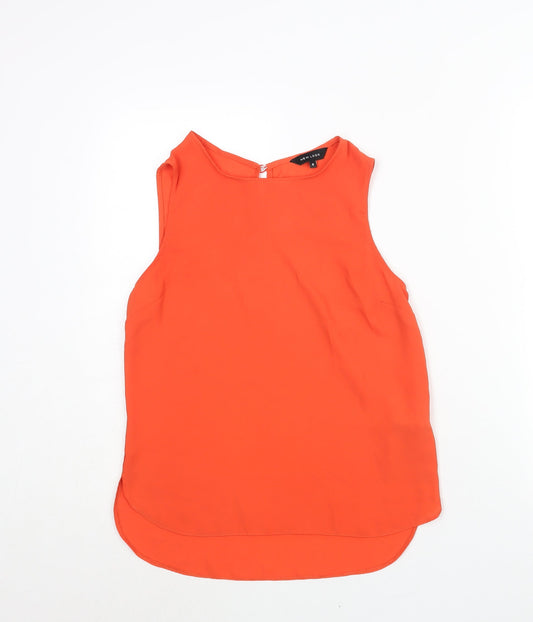 Womens UK Size 8 New Look Red Camisole Blouse