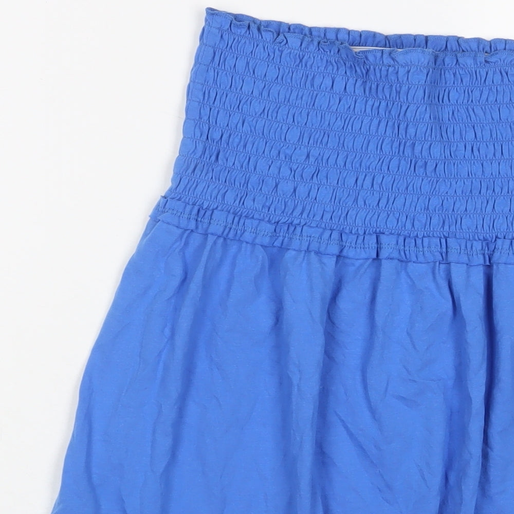 Womens UK Size 10 ESMARA Blue Basic Tank
