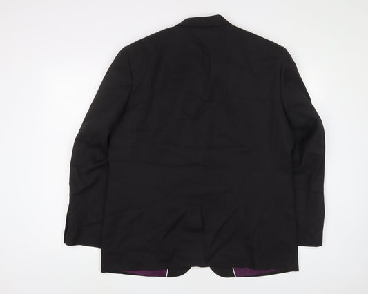 Mens UK Size 44 Taylor & Wright Regular Black Suit Jacket
