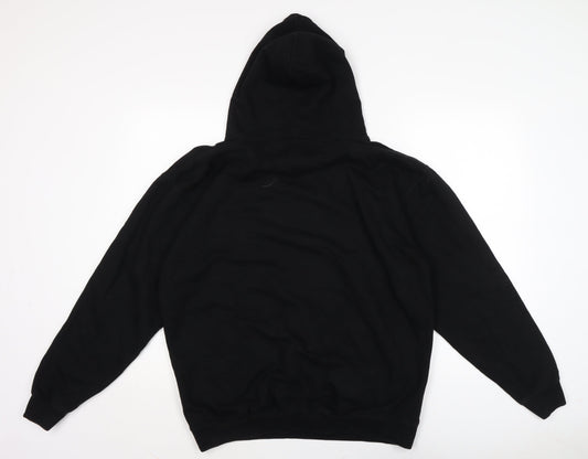 Mens UK Size L Just Hoods Black Pullover Sweatshirt