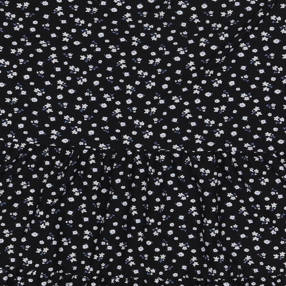 Womens UK Size 14 Pebble Bay Black Basic Blouse