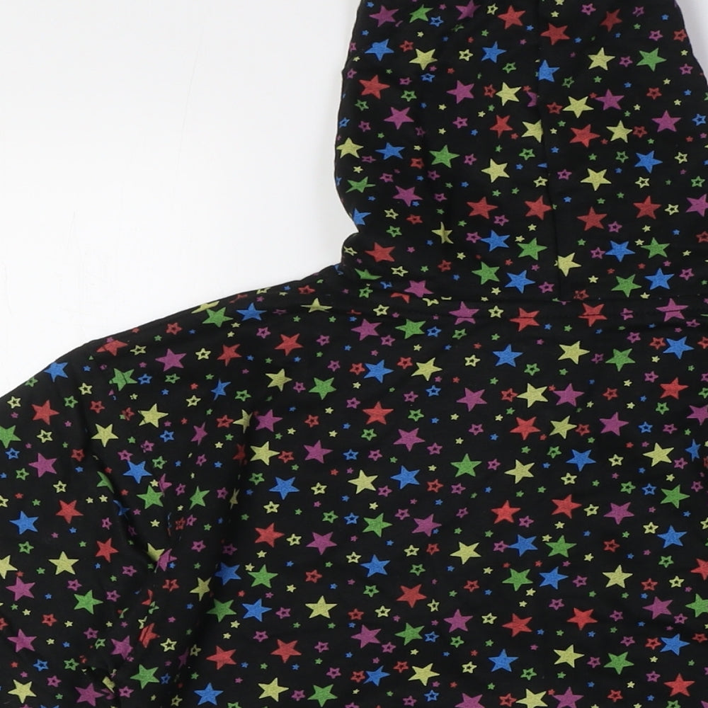 Bubble Girls Multicoloured Cotton Full Zip Hoodie Size 8 Years Zip - Stars