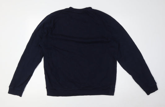 Mens UK Size L ASOS Blue Pullover Sweatshirt
