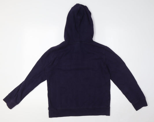 Gap Womens Blue Cotton Pullover Hoodie Size XS