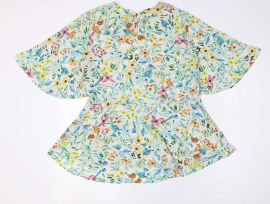 Womens UK Size 8 Koton Multicoloured Basic Button-Up