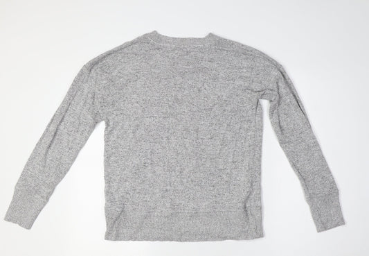 Womens UK Size 10 NEXT Grey Pullover Jumper