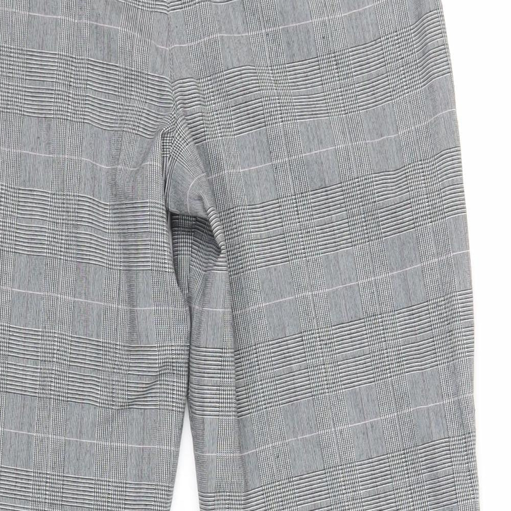 Womens UK Size 8 NEXT Regular Fit Grey Trousers