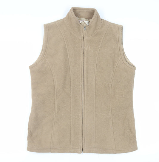 Womens UK Size 14 EWM Beige Gilet