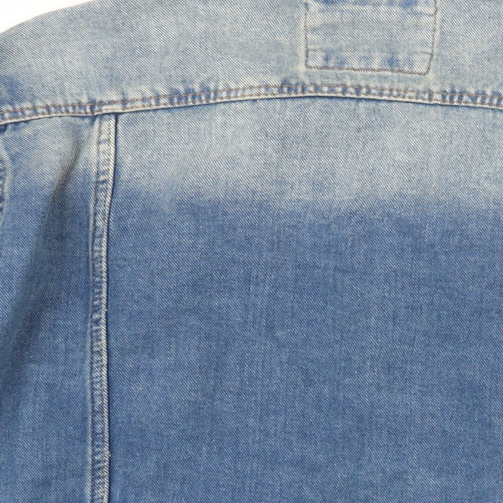 Mens UK Size L Brave Soul Blue Jacket