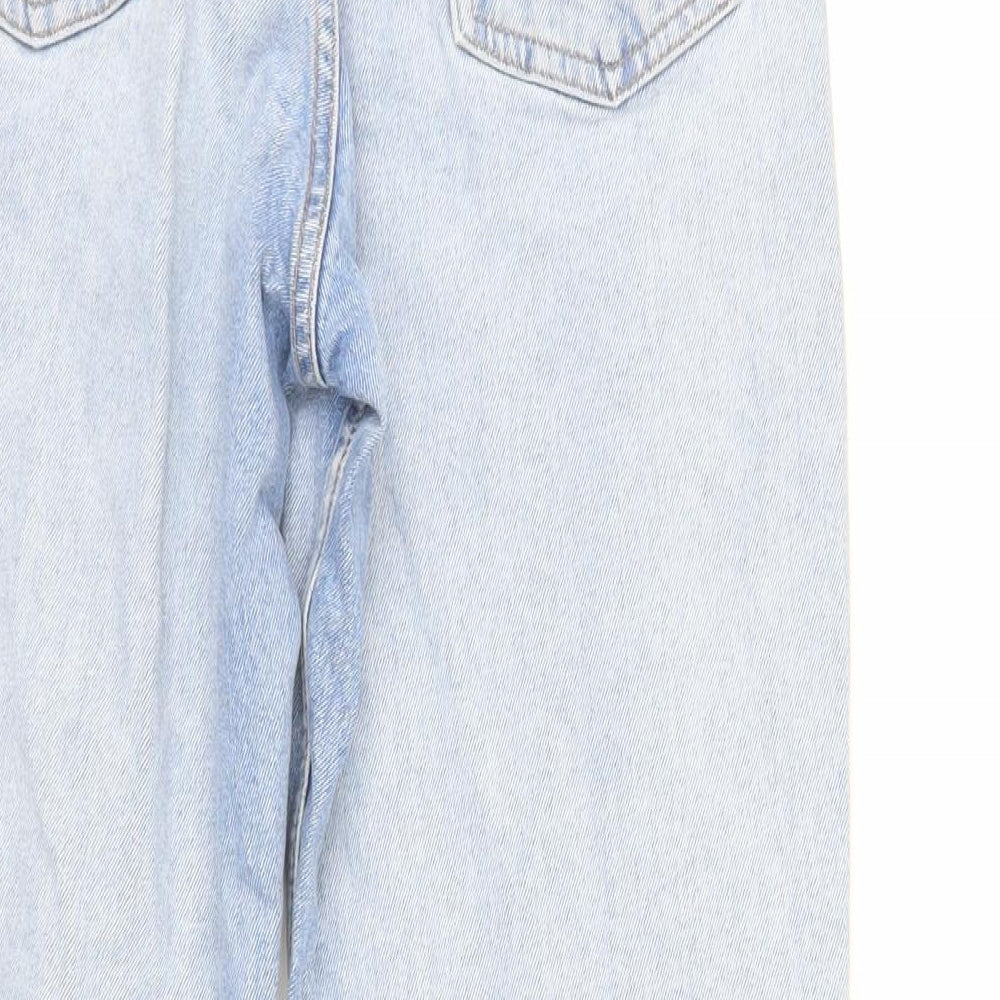 Womens UK Size 10 H&M Regular Fit Tapered Blue Jeans