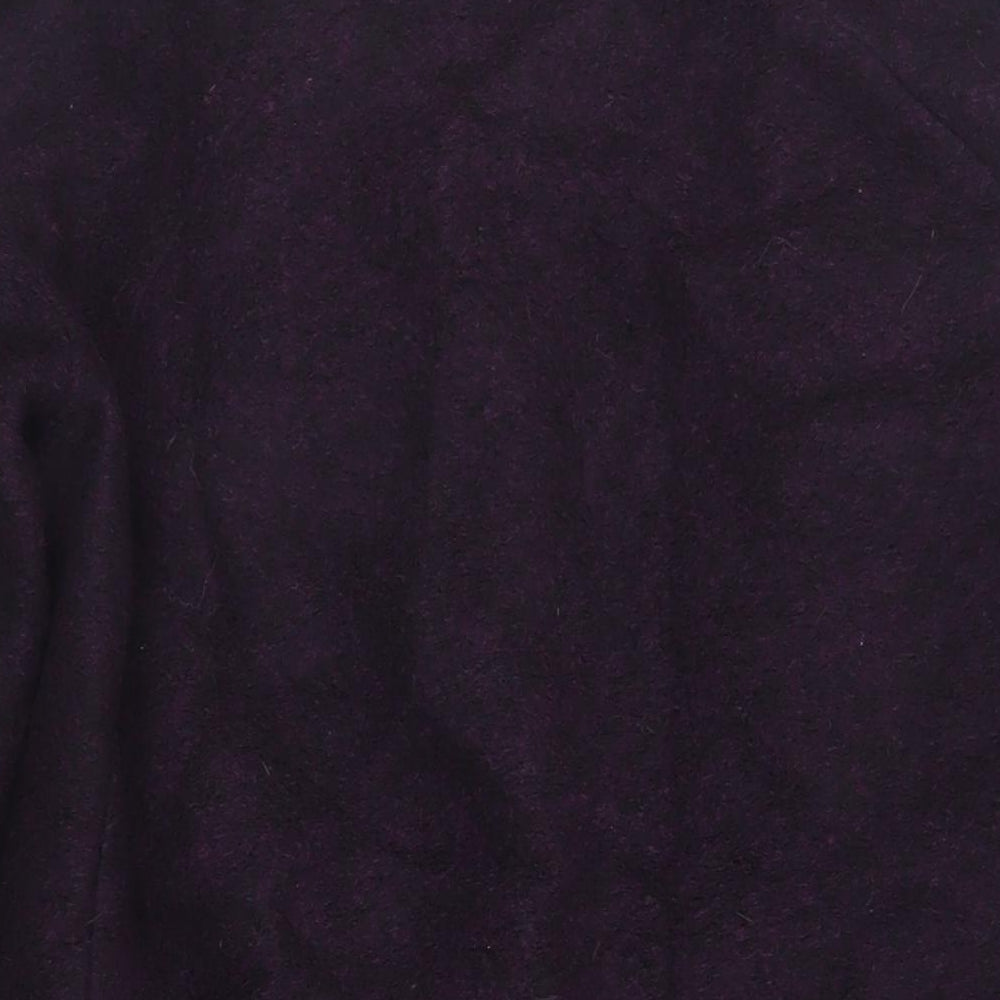 Womens UK Size 16 Per Una Purple Overcoat