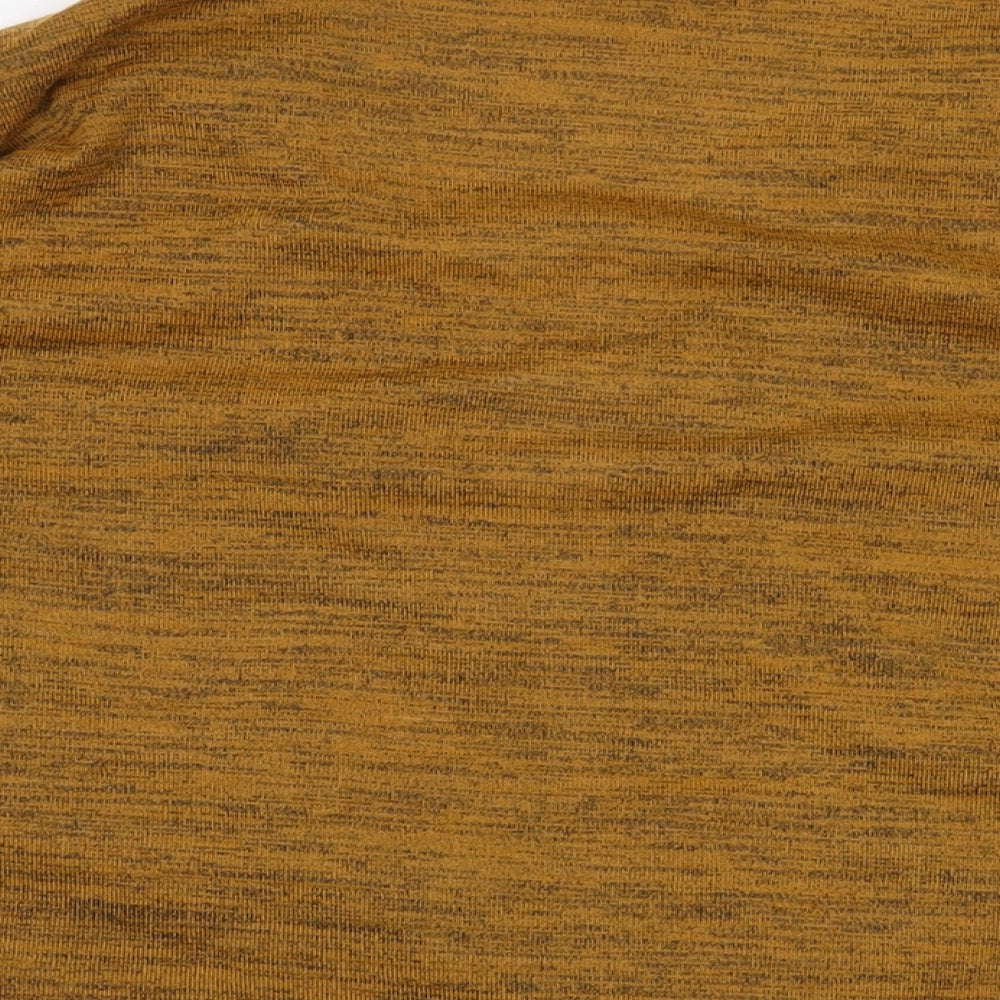 Womens UK Size L New Look Brown Basic Blouse