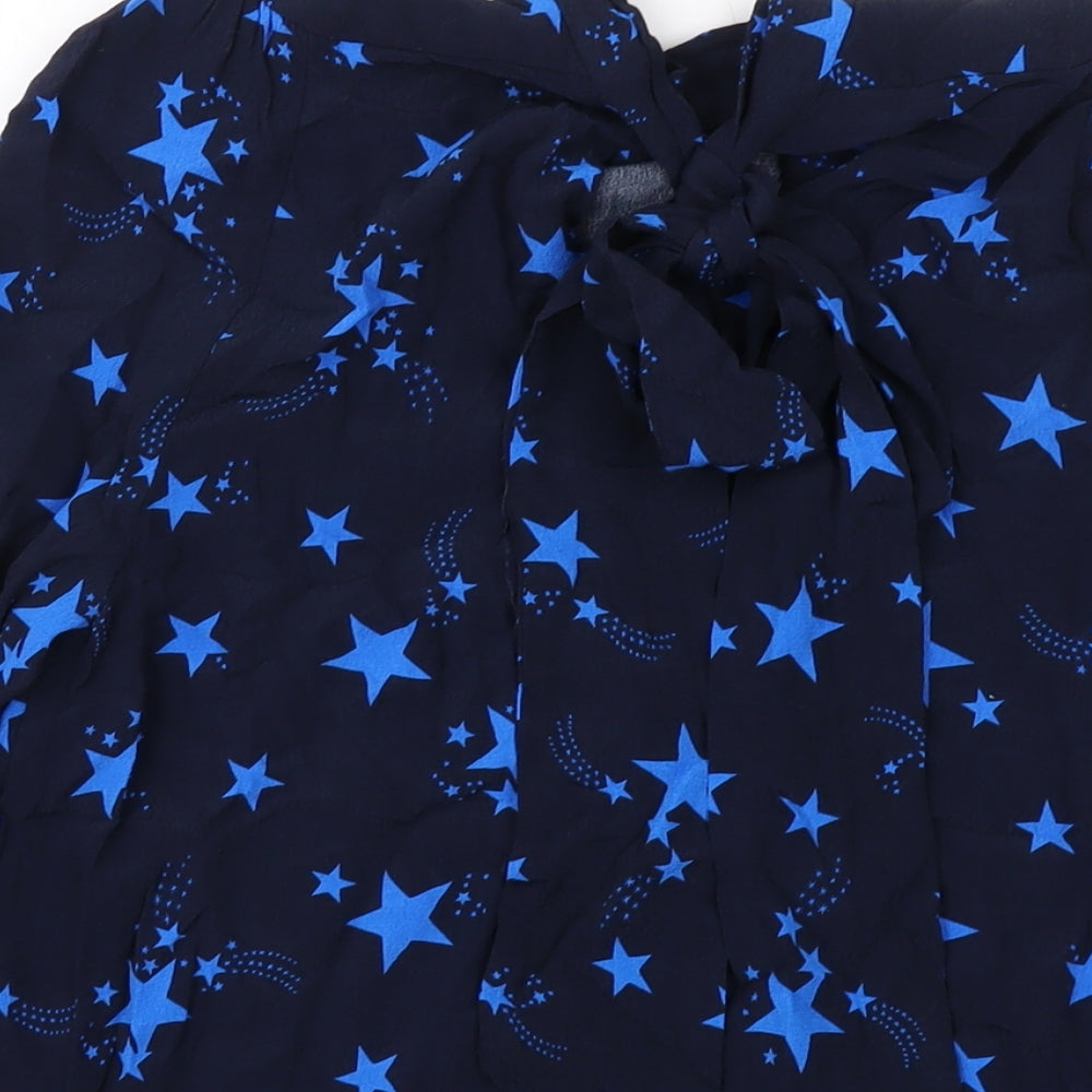 Womens UK Size 10 Marks and Spencer Black Basic Blouse
