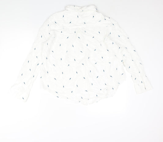 Womens UK Size 16 Khost White Basic Blouse