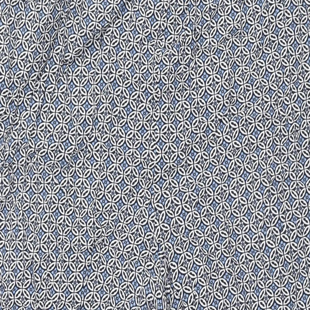 Womens UK Size 22 Marks and Spencer Regular Fit Harem Blue Trousers