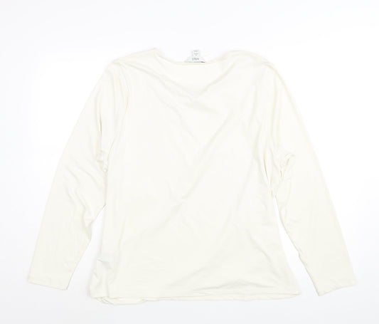 Womens UK Size 20 Marks and Spencer Ivory Basic Blouse