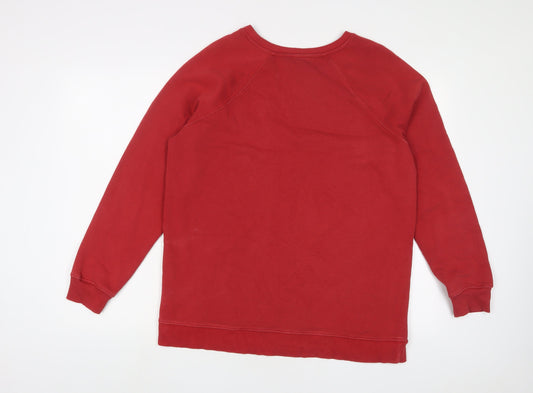 Womens UK Size M NEXT Red Pullover Sweatshirt