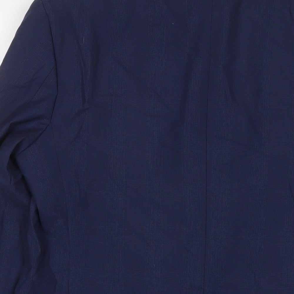 Mens UK Size 38 Zara Regular Blue Suit Jacket