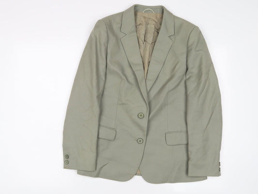 Womens UK Size 14 St Michael Green Jacket