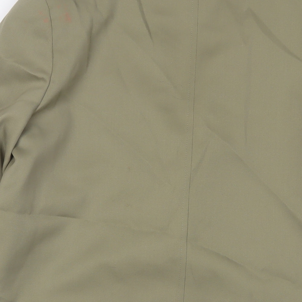 Country Casuals Womens Green Jacket Blazer Size 8 Button