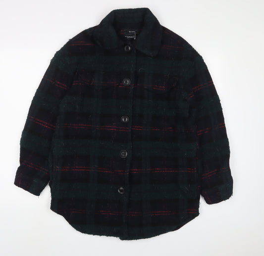 Womens UK Size XS Bershka Green Jacket