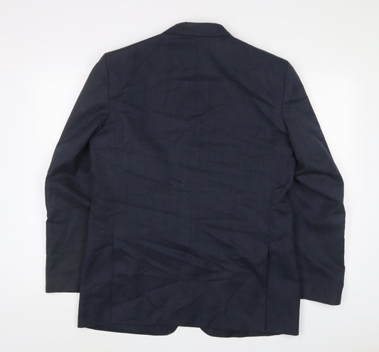 Mens UK Size 40 C&A Regular Blue Suit Jacket