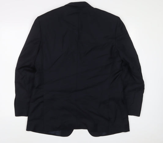 Mens UK Size 42 Samuel Slater Regular Black Suit Jacket