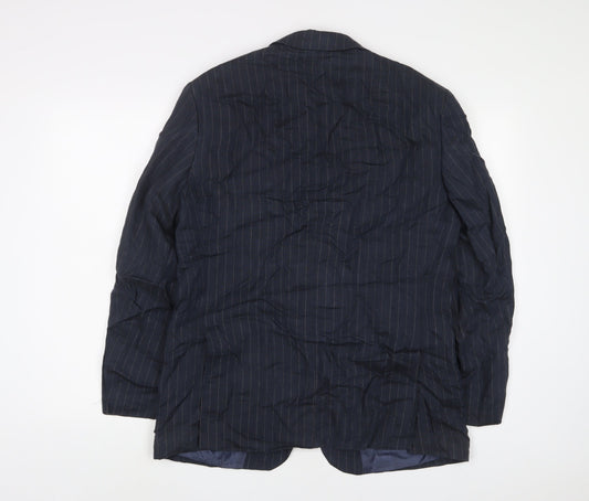 Mens UK Size 38 Marks and Spencer Regular Blue Suit Jacket