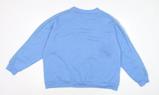 Womens UK Size 22 Marks and Spencer Blue Pullover Sweatshirt