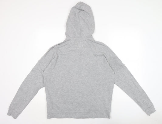 Womens UK Size 12 NEXT Grey Full Zip Hoodie
