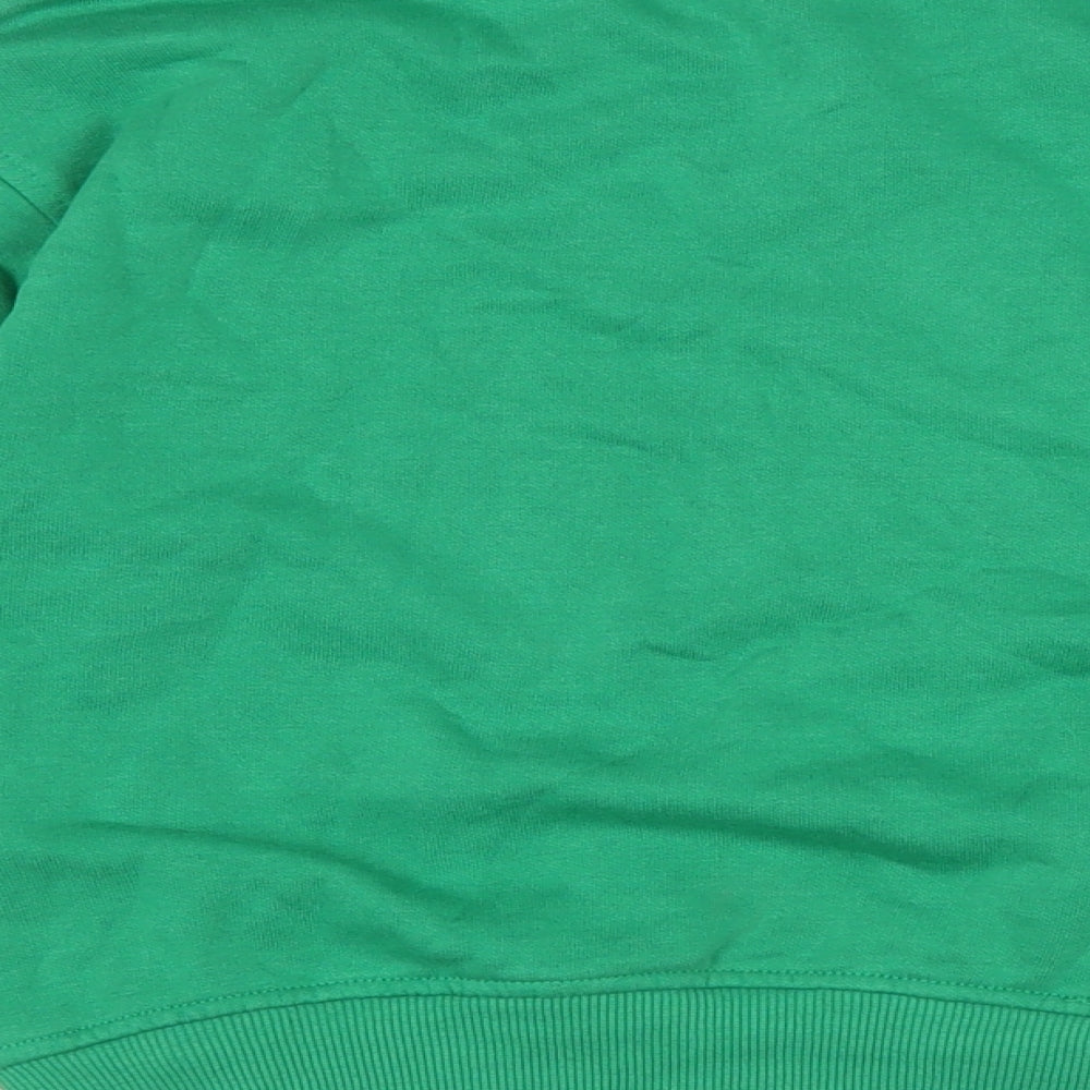 Divided Womens Green Cotton Pullover Sweatshirt Size M
