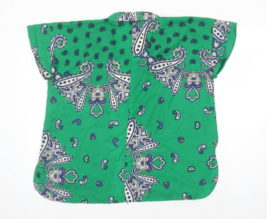 Womens UK Size S Zara Multicoloured Tunic Blouse
