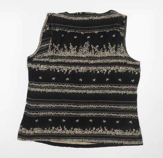 Womens UK Size 18 Marks and Spencer Black Basic Tank
