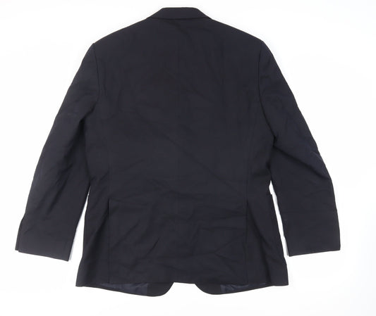Mens UK Size 42 Marks and Spencer Regular Blue Suit Jacket